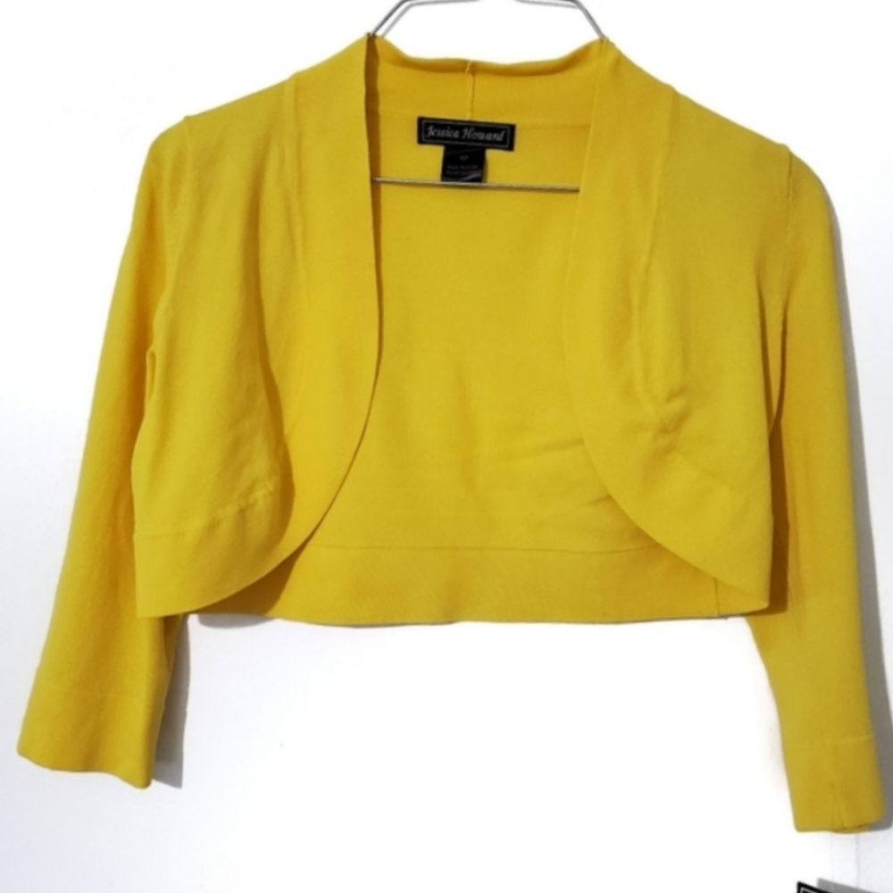 Jessica Howard Open-Front Crop Cardigan